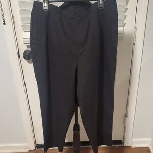 Black Pants with Classic Straight-Leg Design